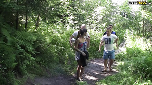 Amateur Bitch Serves Three Guys