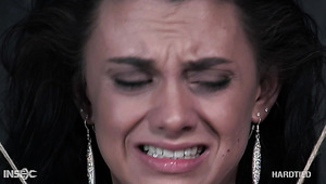 Boobies Of Submissive Tied Up Maria Jade Turn Blue During Breast Bondage