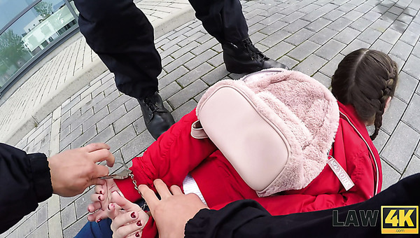 Svelte And Short Teen Cindy Shine Is Brutally Fucked By Two Guards