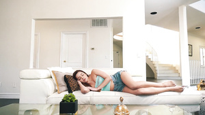 Lesbian Action On Couch With Hot MILF India Summer