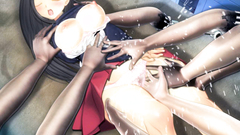 Magical Tentacles Penetrate Pussy Young Pupil At School