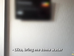 Caught Stepsister Stripping On Webcam And Fucked Her Pussy On Stream