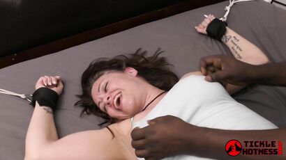 Catherine Foxx Tickled In Bondage   Interracial Bdsm With Submissive Brunette Girlfriend