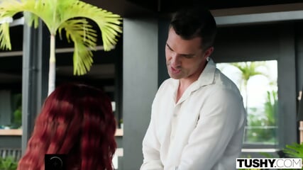 TUSHY Anal Obsessed Redhead Sirena Milano Loves Getting Her Tight Ass Filled Up