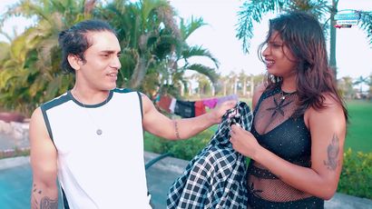 Romantic Indian Couple’s Public Honeymoon Passion Ignites