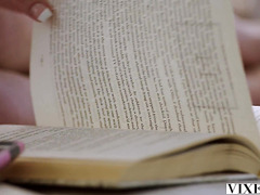 Slim Blonde Cutie Sky Pierce Can’t Get Enough Of Her Professor’s Hefty BWC