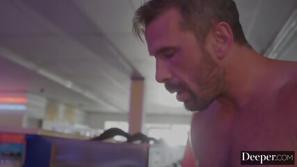 Deeper. Gorgeous Milf Penny Seduces Stranger In Public