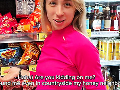 This Blonde Is My Neighbour And She Adores Public Sex!