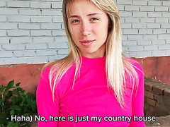 This Blonde Is My Neighbour And She Adores Public Sex!