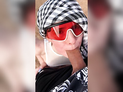 Public Blowjob In The Desert And Raw Hotel Sex With A Russian Teen