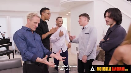 ACCIDENTAL GANGBANG   Hot Stripper Kitana Montana Gets Gangbanged By Her Boyfriend And His Friends