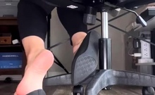 Cute Teen Girl Enjoys Foot Fetish