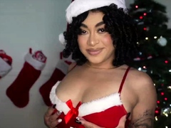 Curly Rican   Made Me Cum Twice For Christmas